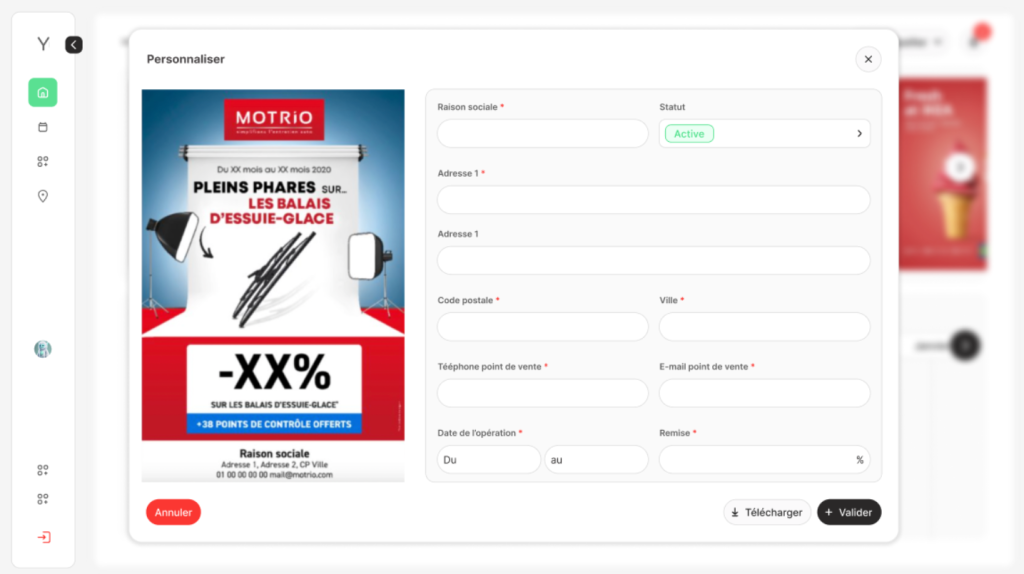 Yumint, personnalisation et génération des campagnes